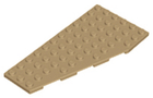 LEGO® los onderdeel Wig Plaat Donker Geelbruin 30355