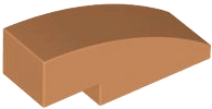 LEGO® los onderdeel Dakpan Gebogen Medium Noga 50950