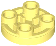 Plaatje in Gallery viewer laden, LEGO® los onderdeel Tegel Rond Helder Lichtgeel 3567