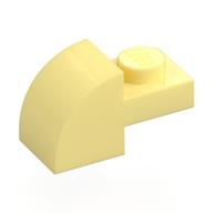 LEGO® los onderdeel Dakpan Gebogen Helder Lichtgeel 5841