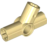 Plaatje in Gallery viewer laden, LEGO® los onderdeel Technische Verbinding Geelbruin 7329