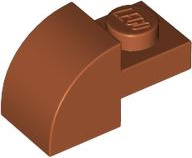 Plaatje in Gallery viewer laden, LEGO® los onderdeel Dakpan Gebogen Donker Oranje 5841