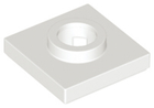 LEGO® los onderdeel Draaischijf in kleur Wit 27448