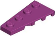 LEGO® los onderdeel Wig Plaat in kleur Magenta 41770
