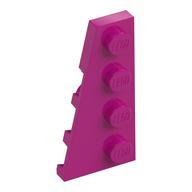 LEGO® los onderdeel Wig Plaat in kleur Magenta 41770