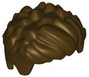 LEGO® los onderdeel Haar in kleur Donker Bruin 2631