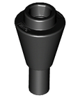 LEGO® los onderdeel Kegel in kleur Zwart 11610
