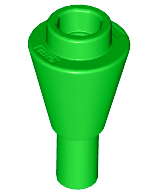 Plaatje in Gallery viewer laden, LEGO® los onderdeel Kegel in kleur Fel Groen 11610