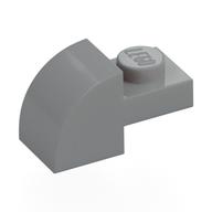 LEGO® onderdeel Dakpan Gebogen Licht Blauwachtig Grijs 5841
