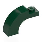 LEGO® los onderdeel Steen Boog in kleur Donkergroen 5843