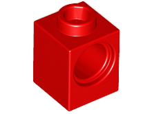 Plaatje in Gallery viewer laden, LEGO® los onderdeel Technische Steen in kleur Rood 6541