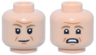 LEGO® los onderdeel Hoofd in kleur Lichte Noga 3626pb3993