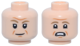 LEGO® los onderdeel Hoofd in kleur Lichte Noga 3626pb3993