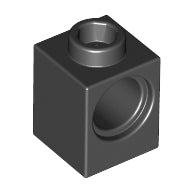 Plaatje in Gallery viewer laden, LEGO® los onderdeel Technische Steen in kleur Zwart 6541