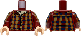 LEGO® los onderdeel Lijf met Motief Donkerrood 973pb6094c01