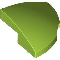 LEGO® los onderdeel Dakpan Gebogen in kleur Limoen 5852
