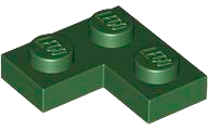 Plaatje in Gallery viewer laden, LEGO® los onderdeel Plaat Algemeen in kleur Donkergroen 2420