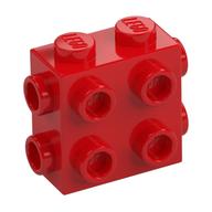 Plaatje in Gallery viewer laden, LEGO® los onderdeel Steen Aangepast in kleur Rood 67329
