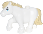 LEGO® los onderdeel Landdier in kleur Wit 112160pb03