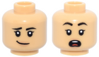 LEGO® los onderdeel Hoofd Licht Geelbruin 3626pb3867