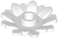 Plaatje in Gallery viewer laden, LEGO® los onderdeel Plant &amp; Struik in kleur Wit 6901