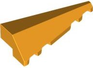 LEGO® los onderdeel Wig in kleur Helder Licht Oranje 3505