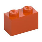 LEGO® los onderdeel Steen in kleur Roodachtig Oranje 3004