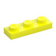 LEGO® los onderdeel Plaat Algemeen in kleur Neon geel 3623