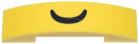 LEGO® onderdeel Dakpan Gebogen met Motief Geel 93273pb224
