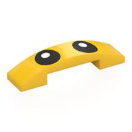 LEGO® onderdeel Dakpan Gebogen met Motief Geel 93273pb225