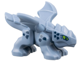 LEGO® los onderdeel Luchtdier in kleur Zandblauw 3215pb01
