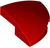 LEGO® los onderdeel Dakpan Gebogen in kleur Rood 5852