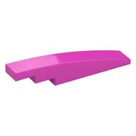 LEGO® los onderdeel Dakpan Gebogen in kleur Donker Roze 6801