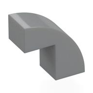 Plaatje in Gallery viewer laden, LEGO® onderdeel Dakpan Gebogen Licht Blauwachtig Grijs 5907