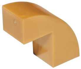 LEGO® los onderdeel Dakpan Gebogen in kleur Parel Goud 5907
