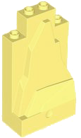 LEGO® los onderdeel Rots in kleur Helder Lichtgeel 47847