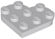 Plaatje in Gallery viewer laden, LEGO® los onderdeel Plaat Rond Licht Blauwachtig Grijs 39613