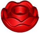 Plaatje in Gallery viewer laden, LEGO® los onderdeel Plant &amp; Struik in kleur Rood 5904