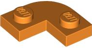 LEGO® los onderdeel Plaat Rond in kleur Oranje 79491