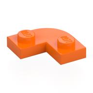 LEGO® los onderdeel Plaat Rond in kleur Oranje 79491
