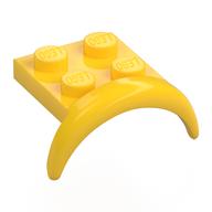 Plaatje in Gallery viewer laden, LEGO® los onderdeel Spatbord in kleur Geel 49097
