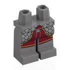 LEGO® los onderdeel Benen met Motief Zilver 970c00pb1762