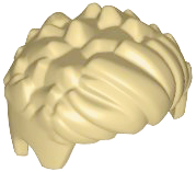 Plaatje in Gallery viewer laden, LEGO® los onderdeel Haar in kleur Geelbruin 2631