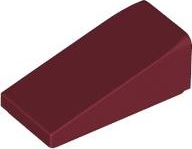 LEGO® los onderdeel Dakpan Algemeen in kleur Donkerrood 5404