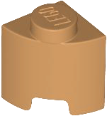 Plaatje in Gallery viewer laden, LEGO® los onderdeel Steen Rond in kleur Medium Noga 7532