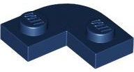 LEGO® los onderdeel Plaat Rond in kleur Donkerblauw 79491