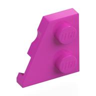 Plaatje in Gallery viewer laden, LEGO® los onderdeel Wig Plaat in kleur Donker Roze 24299