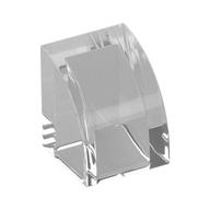 LEGO® los onderdeel Dakpan Gebogen in kleur Doorzichtig 7126
