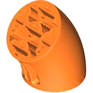 LEGO® los onderdeel Steen Rond in kleur Oranje 5057