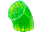 LEGO® onderdeel Steen Rond Doorschijnend Helder Groen 5057